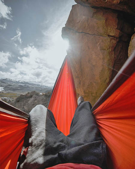Parachute hammock for better sleep experience