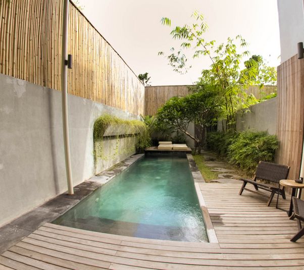 4 bedroom villa at Seminyak with pool fence and near the Seminyak Square